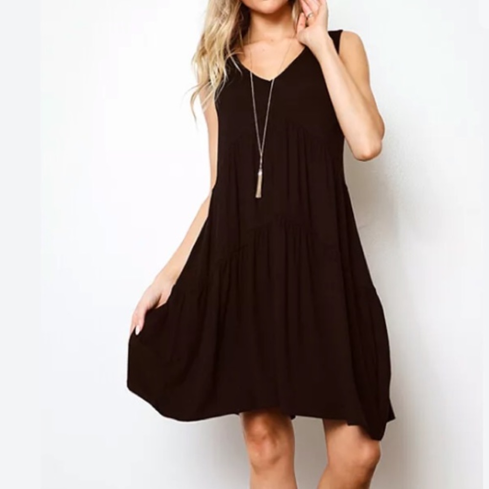 Milly Penzance Black V-Neck Sleeveless